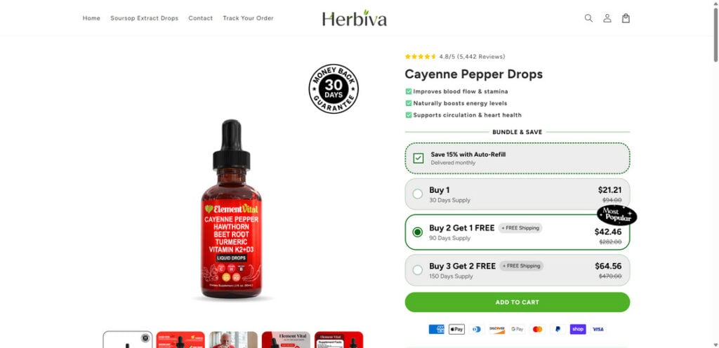 Herbiva Cayenne Pepper Drops EXPOSED: Scam or Legit? Review 1 1 16