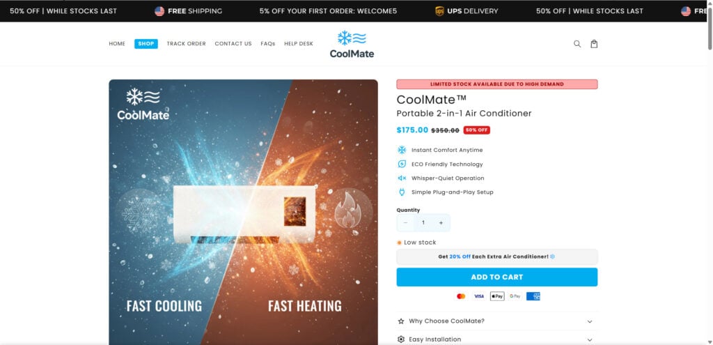CoolMate Portable 2-in-1 AC EXPOSED - Scam or Legit? Investigation 1 1 165