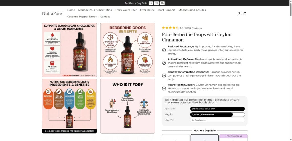 NutraPure Berberine Drops EXPOSED: Scam or Legit? REVIEW 1 1 19