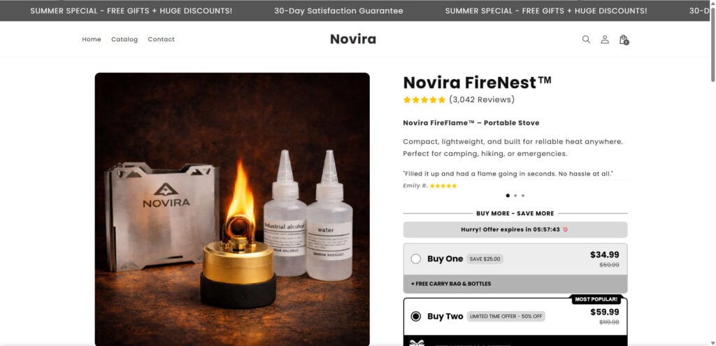 Novira FireNest: Scam or Legit? The Truth About This “Emergency Stove” 1 1 31
