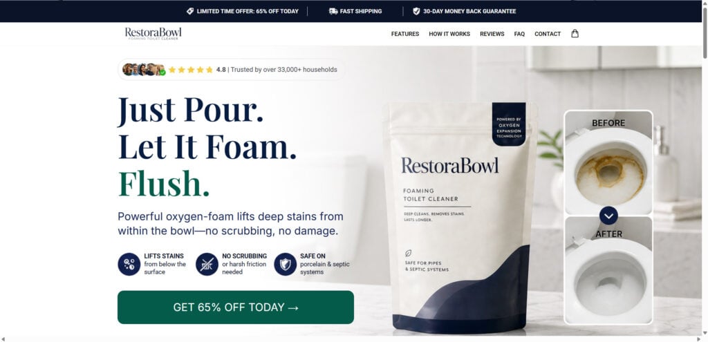 RestoraBowl Toilet Cleaner EXPOSED: Scam or Legit? Investigation 1 1 69