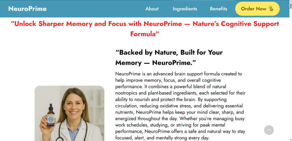 Neuro Prime Drops Supplement EXPOSED – Scam Ads & Red Flags 1 1 78