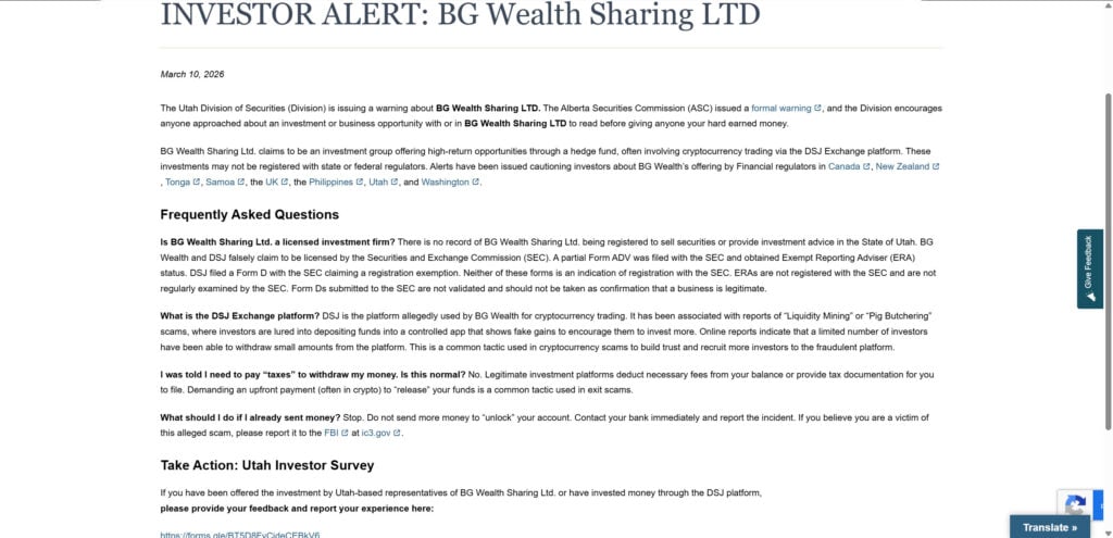 BG Wealth Sharing Ltd EXPOSED - Scam or Legit? Full Investigation 1 1 95