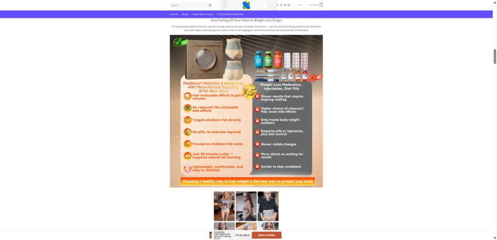 Fat Burning Shorts Scam Warning – Fake Ads, Edited Photos, and Real Buyer Risks 2 2 8