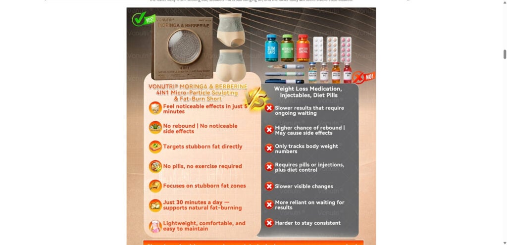 Vonutri Thermogenic Fat-Burning Sculpting Shorts Scam - Read This Investigation 3 3 1