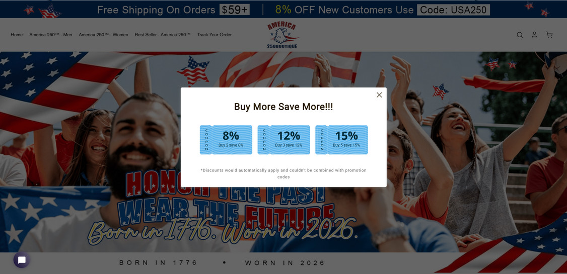 America250boutique.com EXPOSED - Scam or Legit? Full Investigation 1 America250boutique.com scam