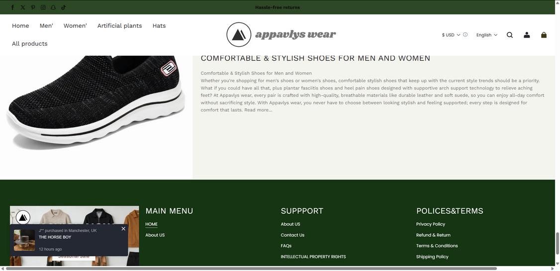 Appavlyswear.com scam 1