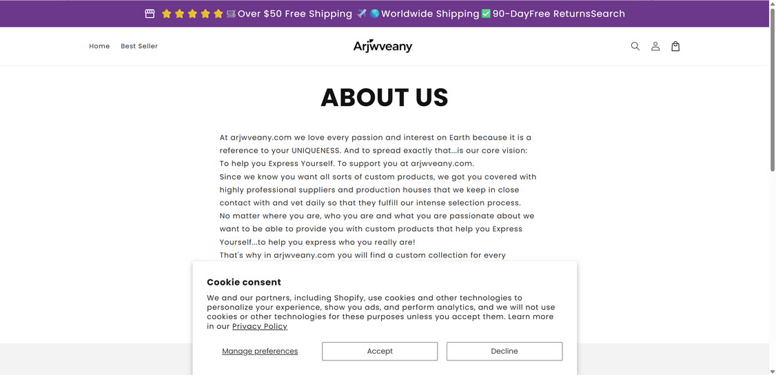 Arjwveany.com EXPOSED - Scam or Legit? Full Investigation 1 Arjwveany.com scam