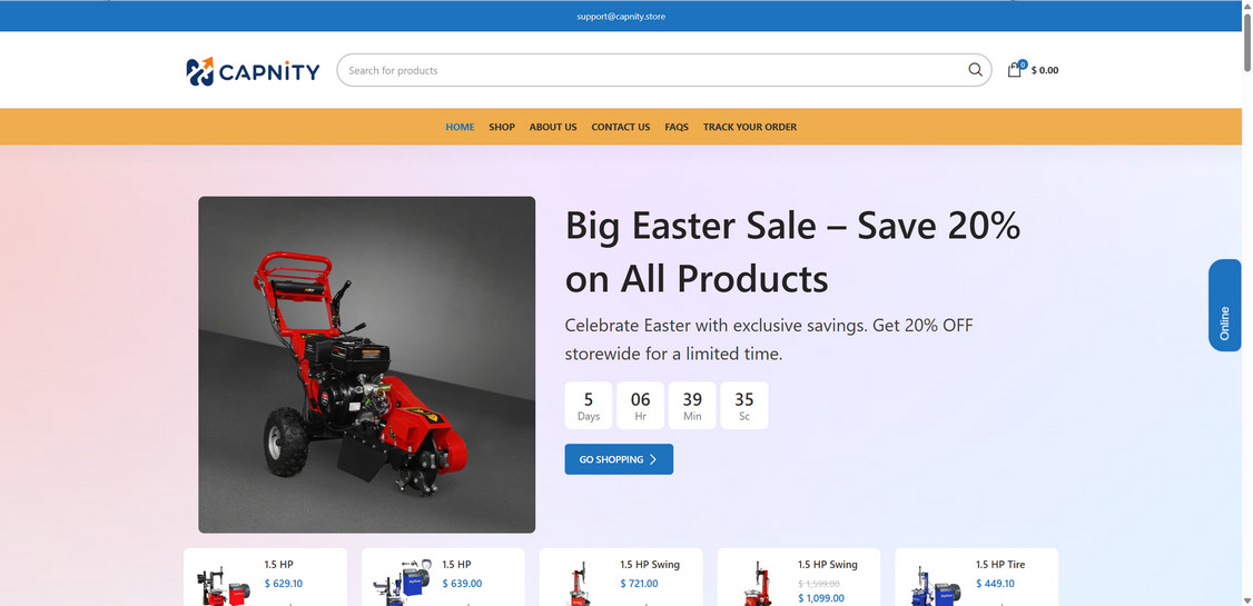 Capnity.store scam 1
