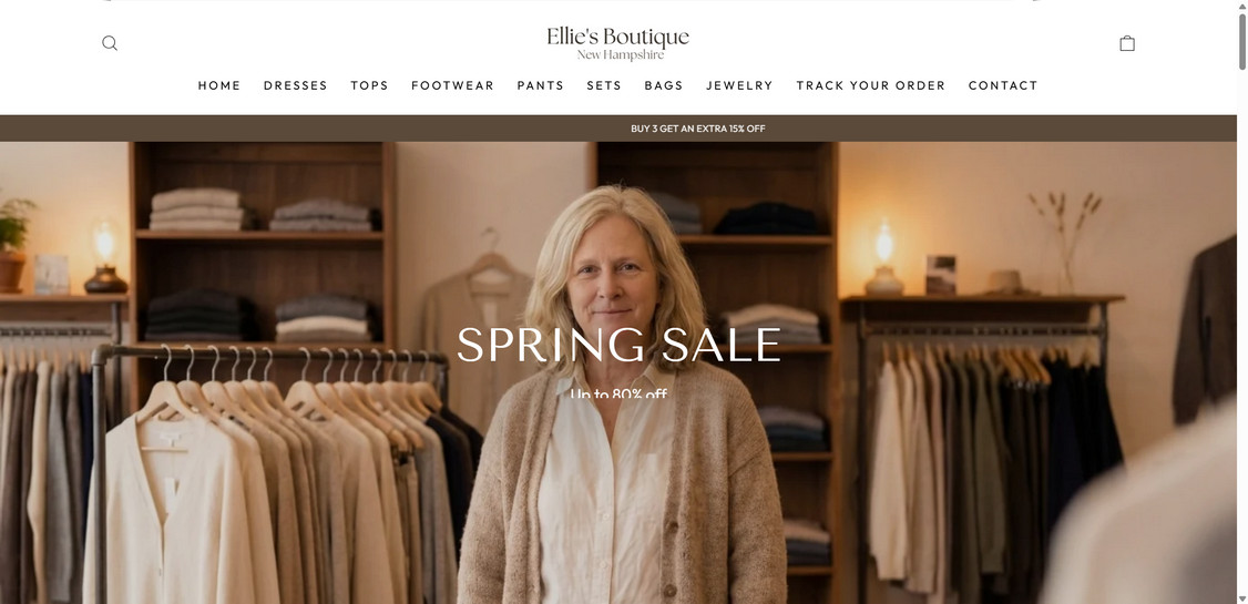 Ellies boutique.com scam 1