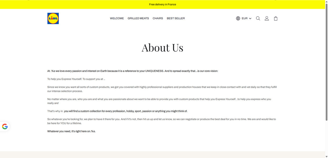 Exixzaan.shop scam 1