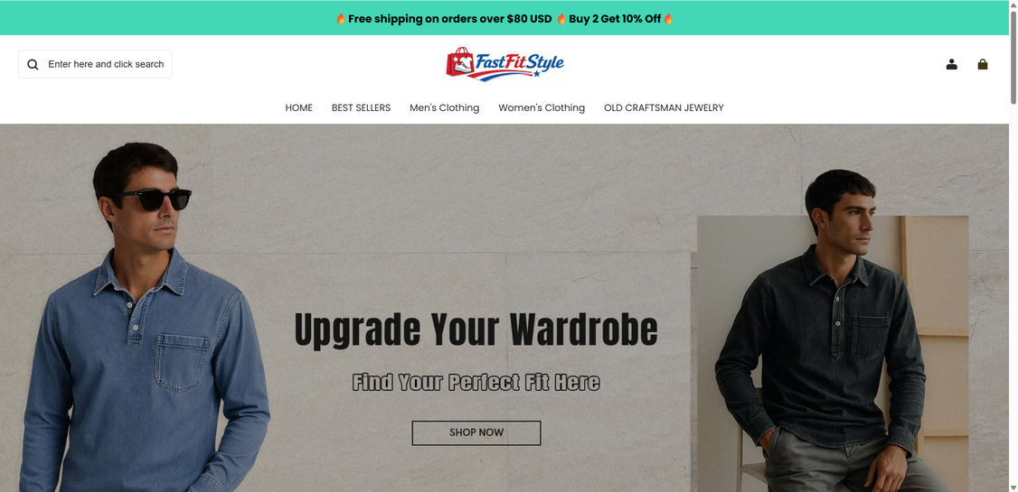 Fastfitstyle.com scam 1