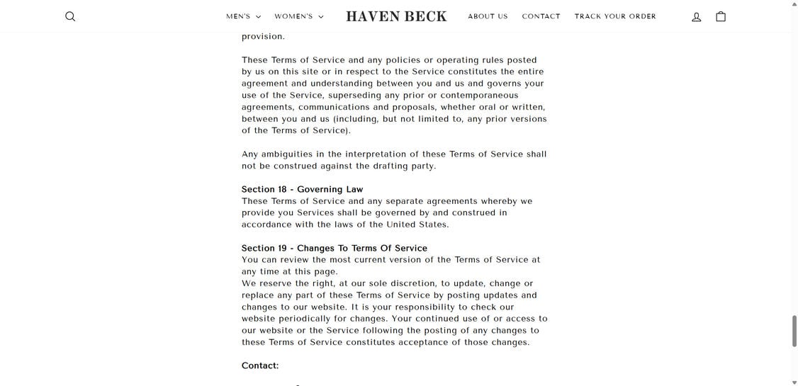 Havenbeck.com scam 1