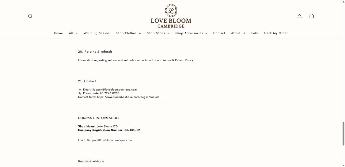 Lovebloomboutique.com EXPOSED - Scam or Legit? Full Investigation 1 Lovebloomboutique.com scam