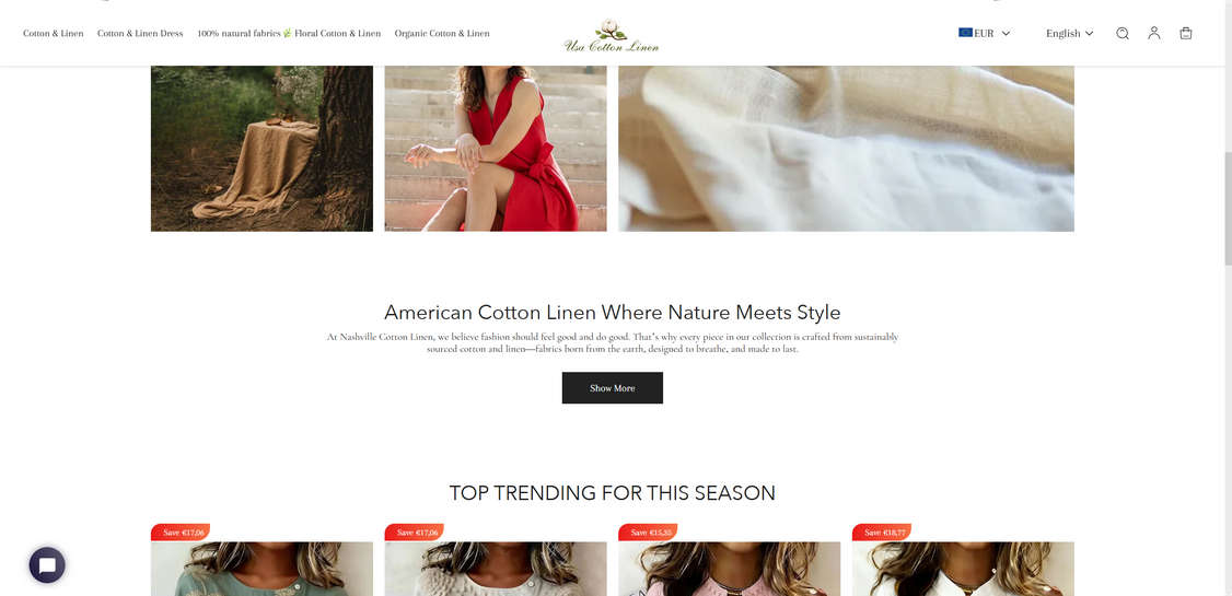 Nashvillecottonlinen.com scam 1