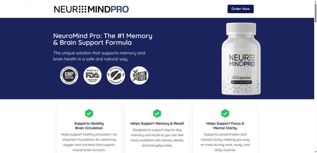 Neuro Mind Pro Supplement EXPOSED – Scam Ads & Red Flags 1 Neuro Mind Pro