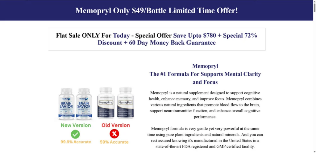 MemoPryl Supplement - Scam or Legit? Investigation 1 image 37