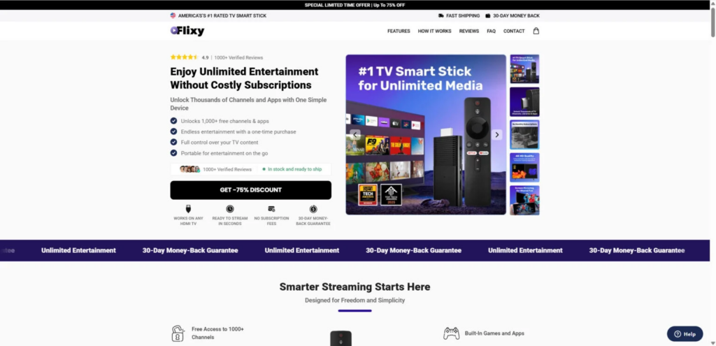 Flixy TV Smart Stick EXPOSED: Scam or Legit? Full Investigation 1 image 4
