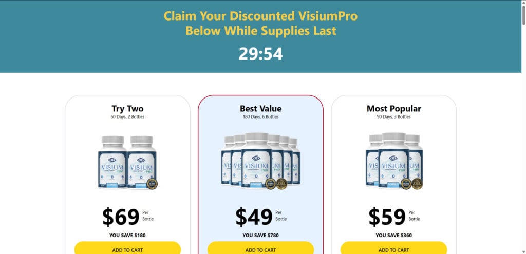Visium Pro Supplement - Scam or Legit? Investigation 1 1 10