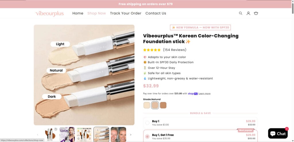 Vibeourplus Korean Color-Changing Foundation Stick - Scam or Legit? Review 1 1