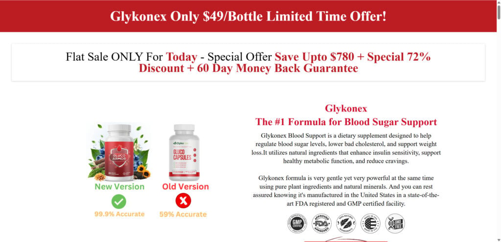 Glykonex Gluco Capsules - Scam or Legit? Read This NOW 1 1 115
