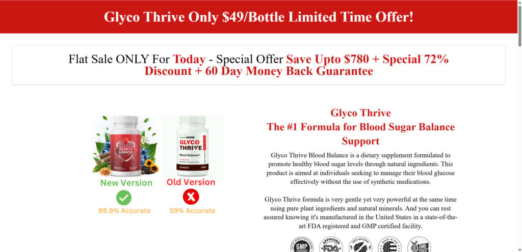 Gluco Thrive Blood Optimizer - Scam or Legit? Read This NOW 1 1 121