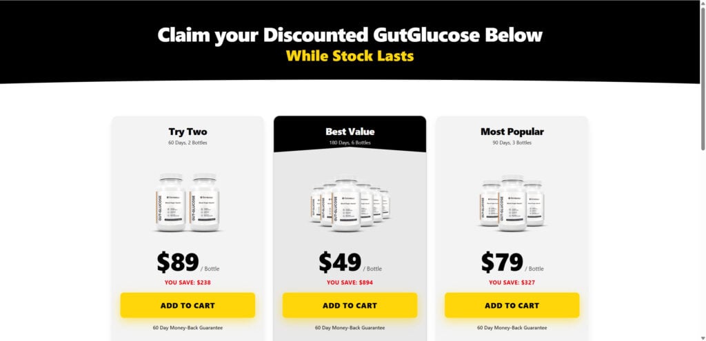 Gut-Glucose Supplement - Scam or Legit? Read This NOW 1 1 122