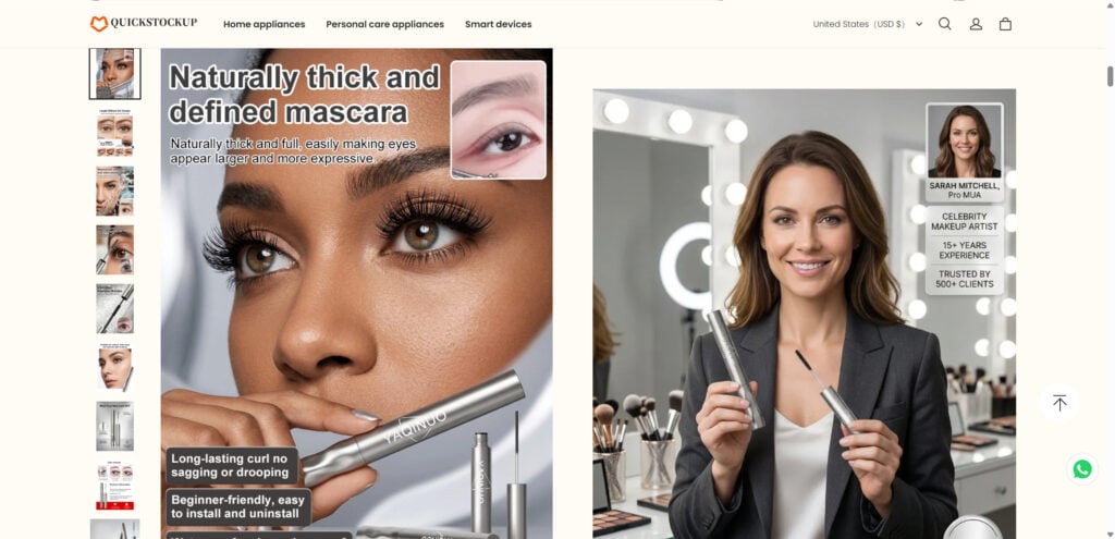 QuickStockUp Metal Mascara - Scam or Legit? Investigation 1 1 17