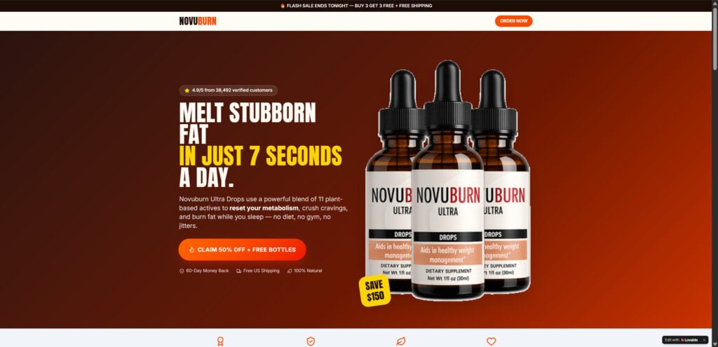 NOVUBURN Ultra Drops Supplement - Scam or Legit? Investigation 1 1 22