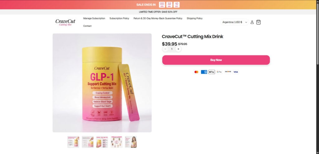 CraveCut Cutting Mix Drink EXPOSED: Scam or Legit? Investigation 1 1 34