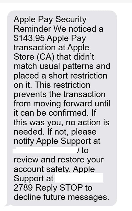Beware the FAKE Apple Pay Security Reminder Text Message - Scam EXPOSED 1 1 55