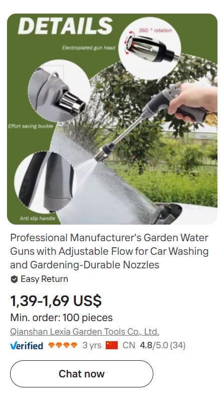 Jetterix Scam Warning: Cheap China Hose Nozzle Sold as a Pressure Washer 3 1 68