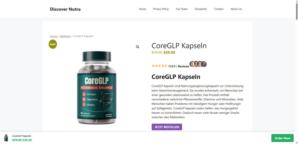 CoreGLP Metabolic Balance Supplement – Scam or Legit? Read This 1 1 70