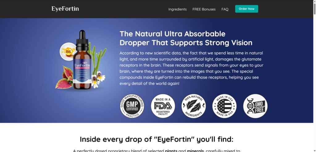 EyeFortin Drops Supplement - Scam or Legit? Investigation 1 1 8