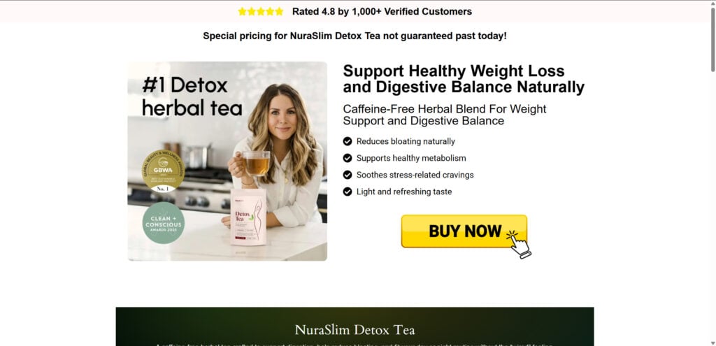 NuraSlim Detox Tea EXPOSED - Scam or Legit? Investigation 1 2026 06 02 175939
