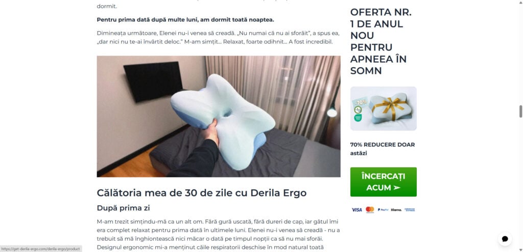 Derila Ergo Sleep Apnea Pillow : Scam or Legit? Read This NOW 2 3
