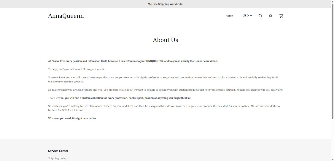 Annaquen.com scam 1