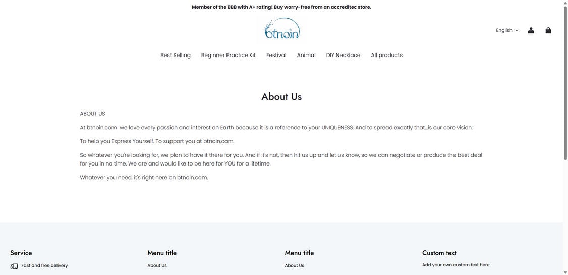Btnoin.com EXPOSED - Shopping Scam or Legit Store? Investigation 1 Btnoin.com scam