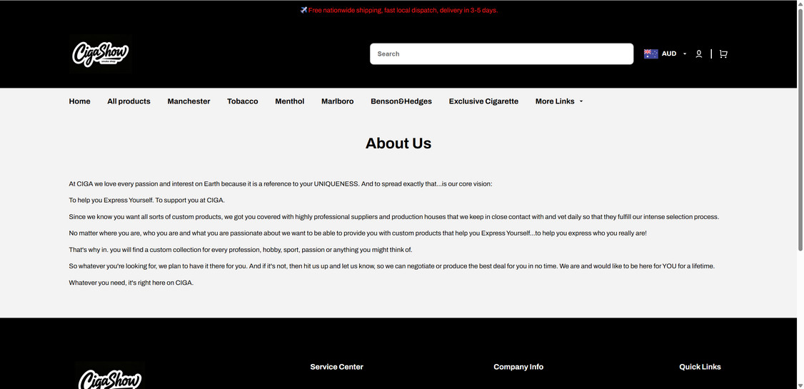 Cigaclub.com scam 1