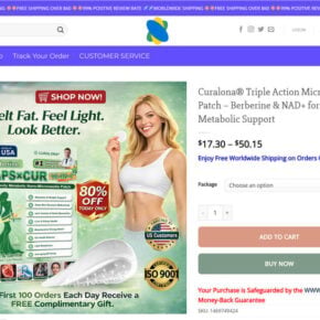 Curalona.com scam 2