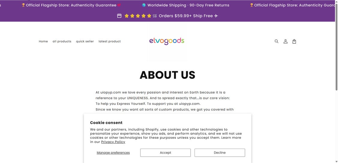 Elvogoods.com EXPOSED - Scam or Legit? Full Investigation 1 Elvogoods.com scam