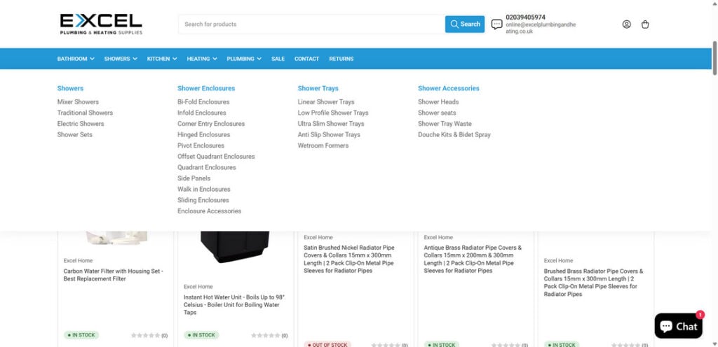 Excelplumbingandheating.co.uk EXPOSED - Shopping Scam or Legit Store? Investigation 1 Excelplumbingandheating.co .uk scam 1