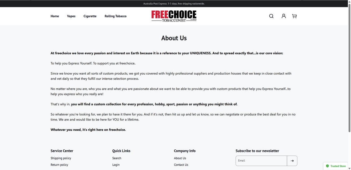 Freechoice-au.com EXPOSED - Scam or Legit? Full Investigation 1 Freechoice-au.com scam