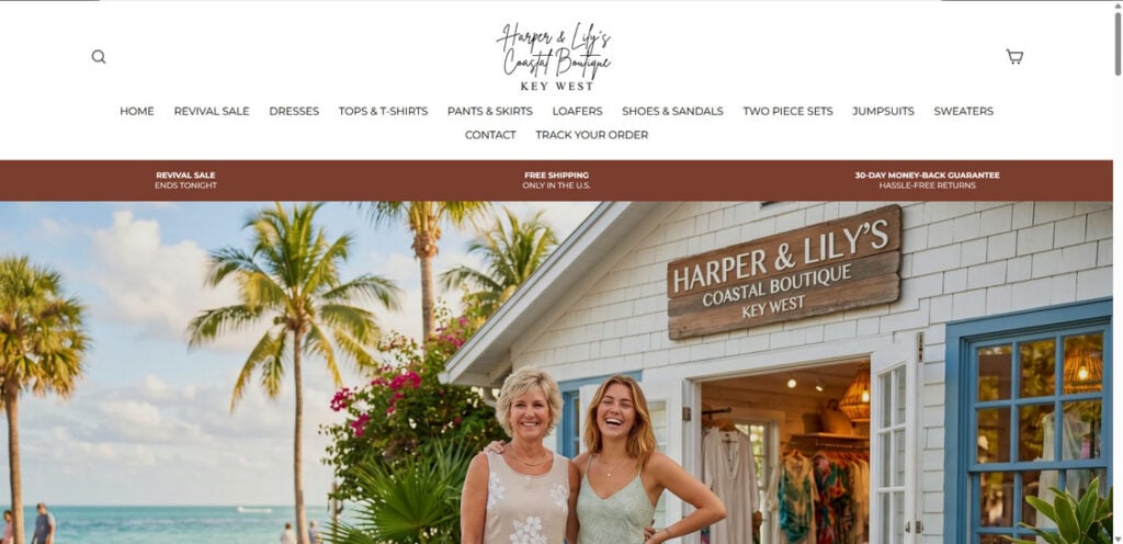 Harper & Lily Coastal Boutique Clothing – Scam or Legit? Investigation 1 Harperandlily.com scam
