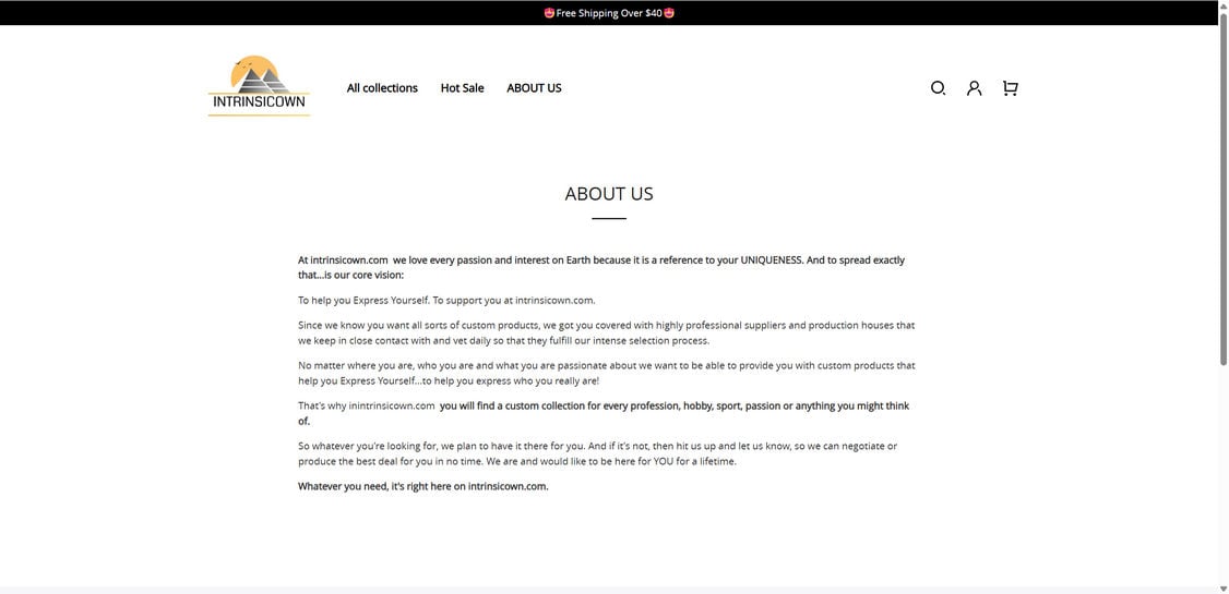 Intrinsicown.com EXPOSED - Shopping Scam or Legit Store? Investigation 1 Intrinsicown.com scam
