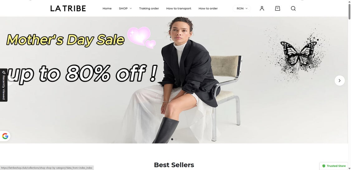 Latribeshop.club EXPOSED - Scam or Legit? Full Investigation 1 Latribeshop.club scam