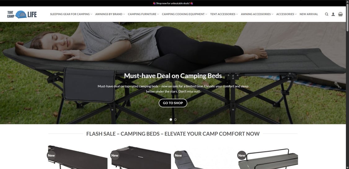 Tentcamplife.com EXPOSED - Shopping Scam or Legit Store? Investigation 1 Tentcamplife.com scam