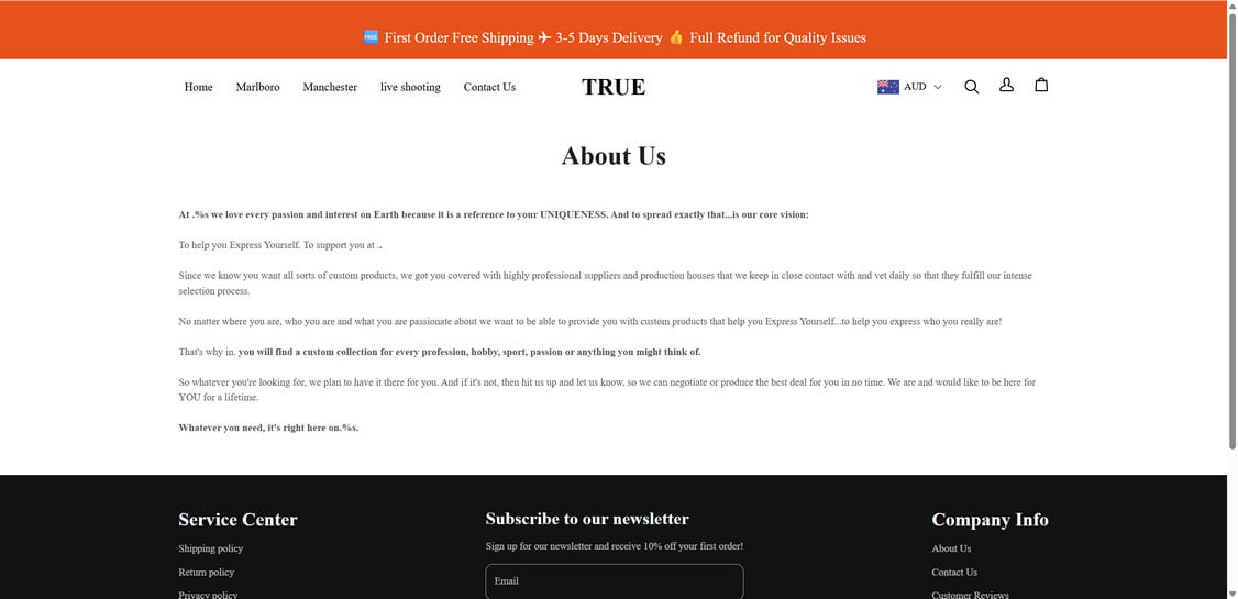 Truesshop.com EXPOSED - Shopping Scam or Legit Store? Investigation 1 Truesshop.com scam