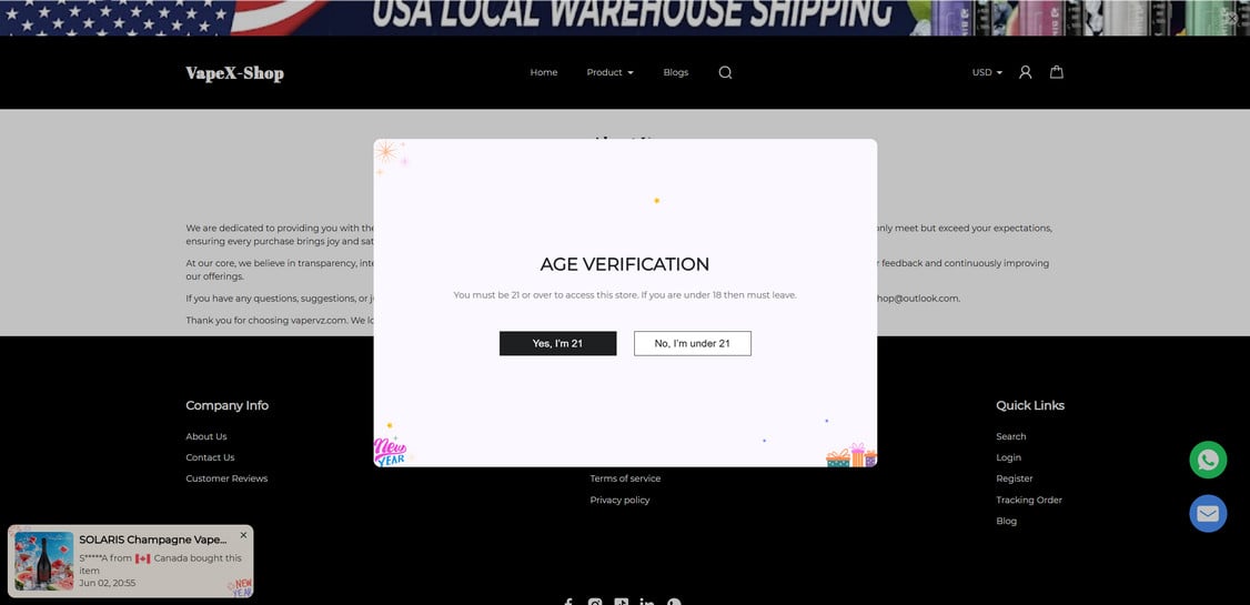 Vapervz.com EXPOSED - Scam or Legit? Full Investigation 1 Vapervz.com scam