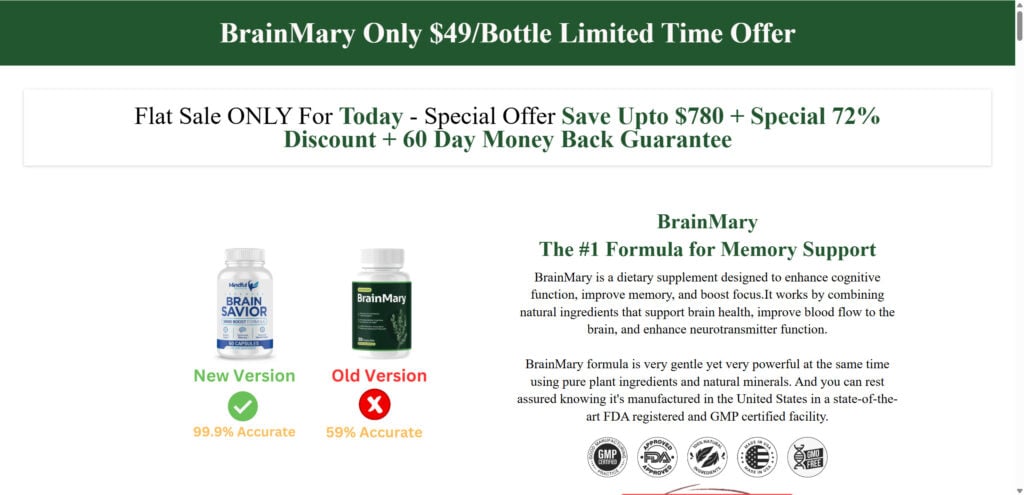 BrainMary Supplement EXPOSED – Scam or Legit? Read THIS 1 1 29